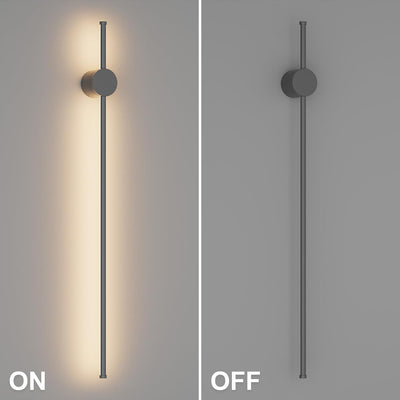 Klighten Lange LED Wandleuchte Innen,100CM/28W, Dunkelgrau IP65 Aussen Wandlampe, Aluminium Modern W