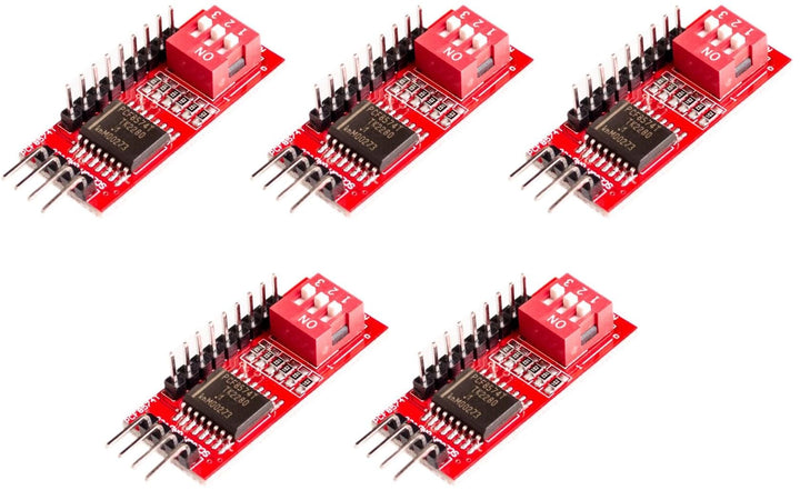 5 Stück PCF8574 PCF8574T I/O zu I2C Port IIC Schnittstellenmodul erweitert in Kaskade