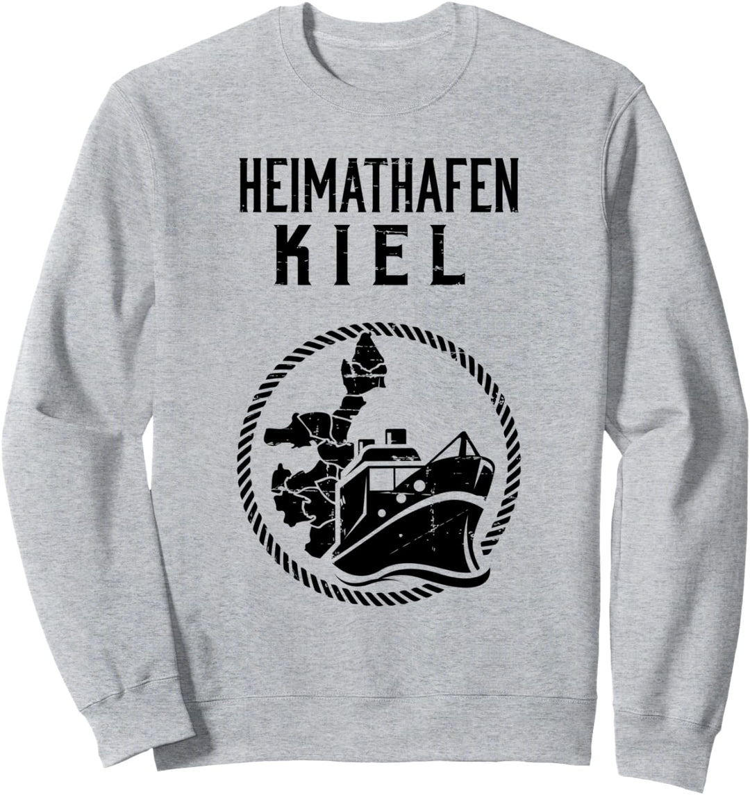 Heimathafen Kiel Moin Kieler Küste Ostsee Geschenk Sweatshirt