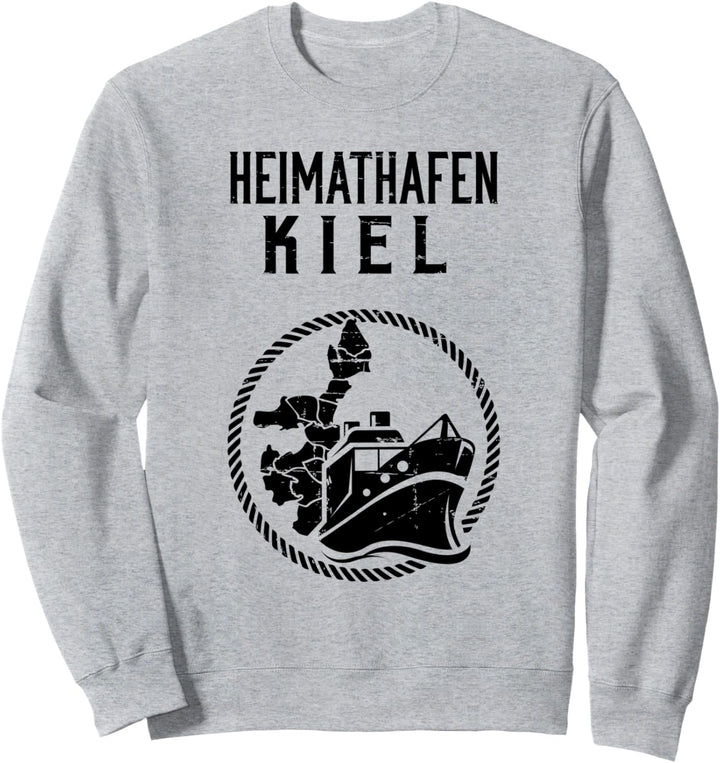 Heimathafen Kiel Moin Kieler Küste Ostsee Geschenk Sweatshirt