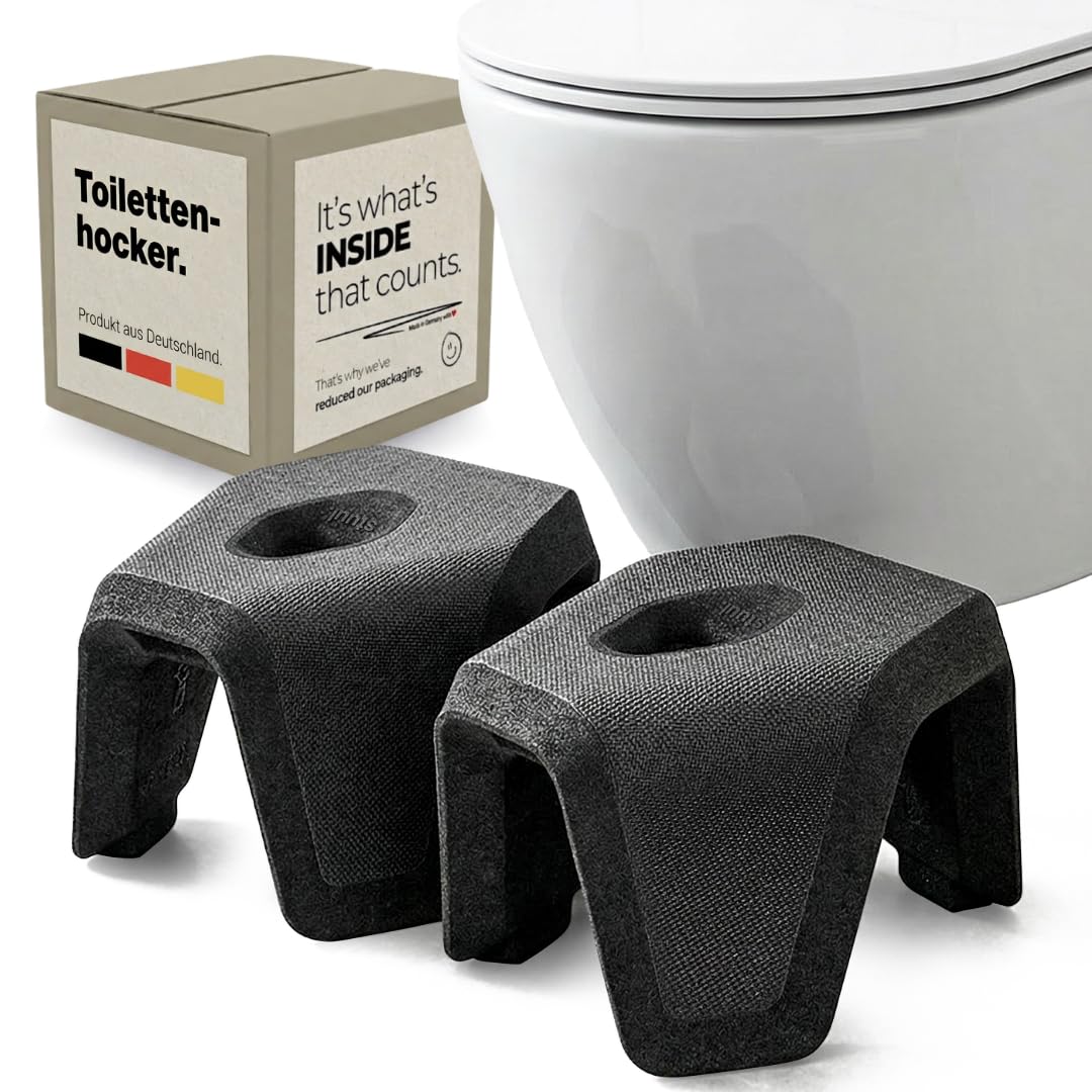 STUUL Toilettenhocker für Erwachsene - natürliche Hilfe bei Verstopfung, Hämorrhoiden & Darmbeschwer