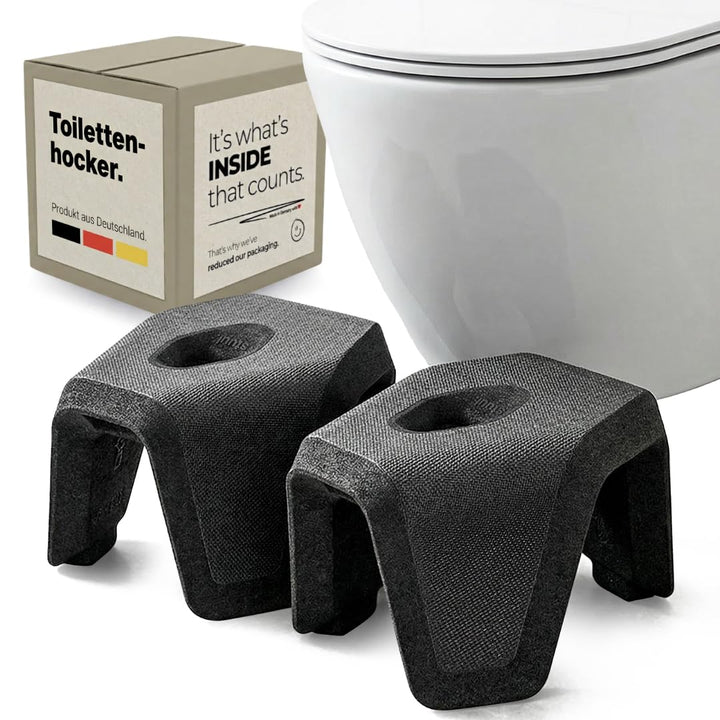 STUUL Toilettenhocker für Erwachsene - natürliche Hilfe bei Verstopfung, Hämorrhoiden & Darmbeschwer