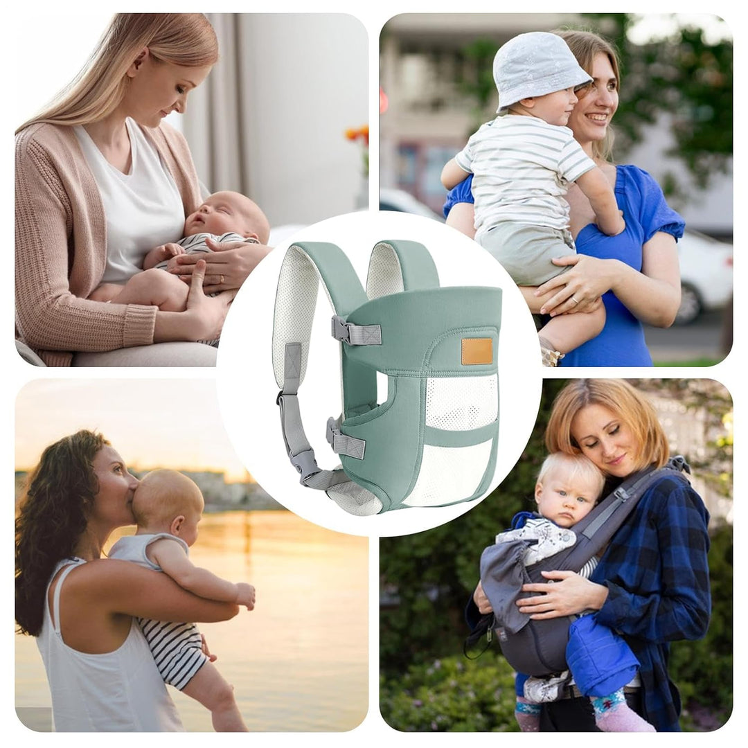 Baby Chest Carrier | Tragesitz Mit Verstellbaren Trägern | Horizontale Grössenverstellung Für Strand