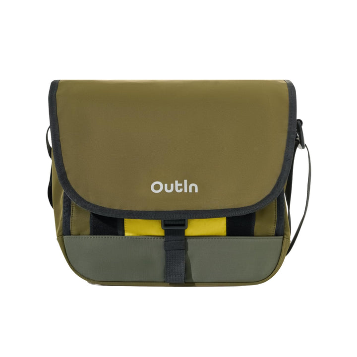 OutIn Flex Messenger Bag, Nylon Schultertasche und Reise Umhängetasche für Damen und Herren, Kompati