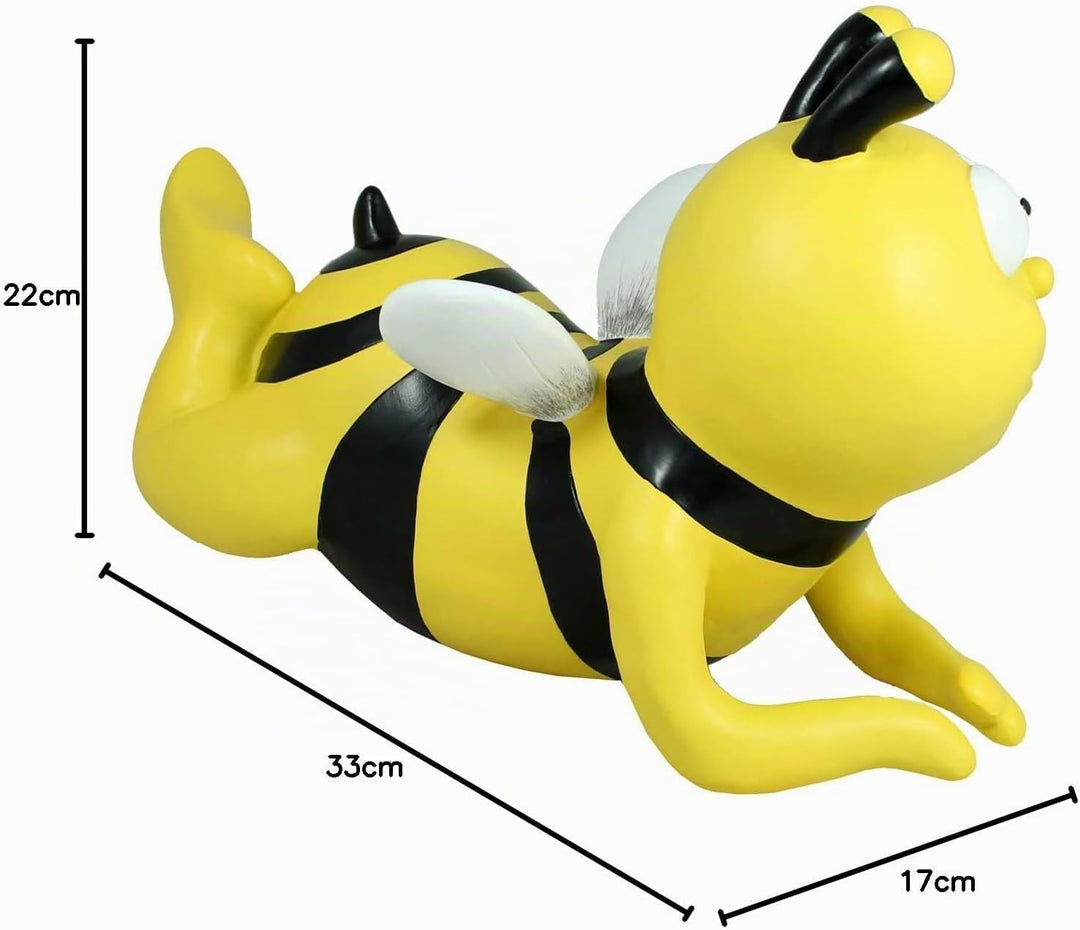 colourliving Bienen Figur fliegend 33 cm Bienen Deko Bienen Gartenfigur Biene