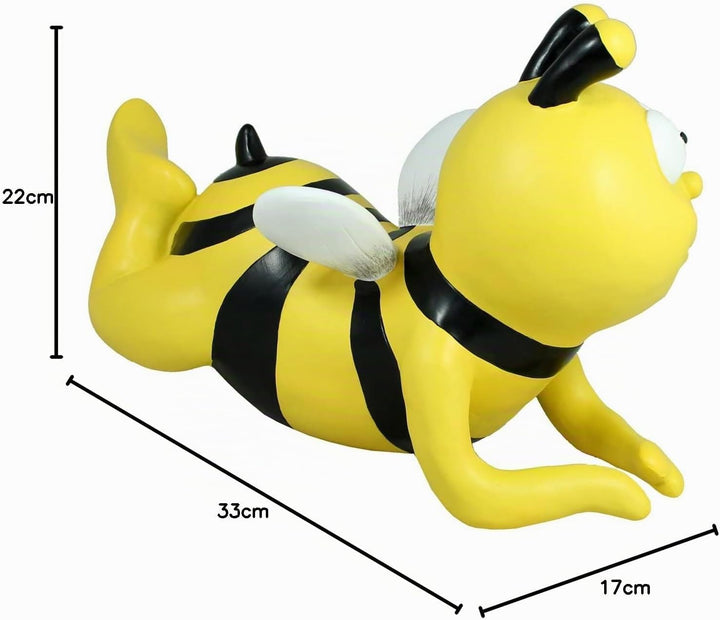 colourliving Bienen Figur fliegend 33 cm Bienen Deko Bienen Gartenfigur Biene