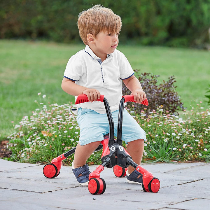 Scramblebug Skarabäus Rutschauto mit 4 Rädern für Kleinkinder von 1 bis 3 Jahren, faltbar, entwickel