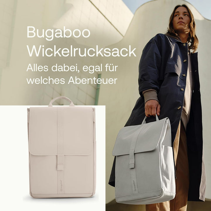 Bugaboo Wickelrucksack, Wasserabweisende Tasche aus nachhaltigem Material, Einfach zu reinigen, mit