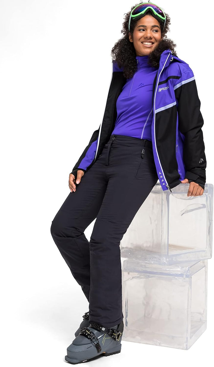 Maier Sports Damen Skihose Resi 2 34 Blau, 34 Blau