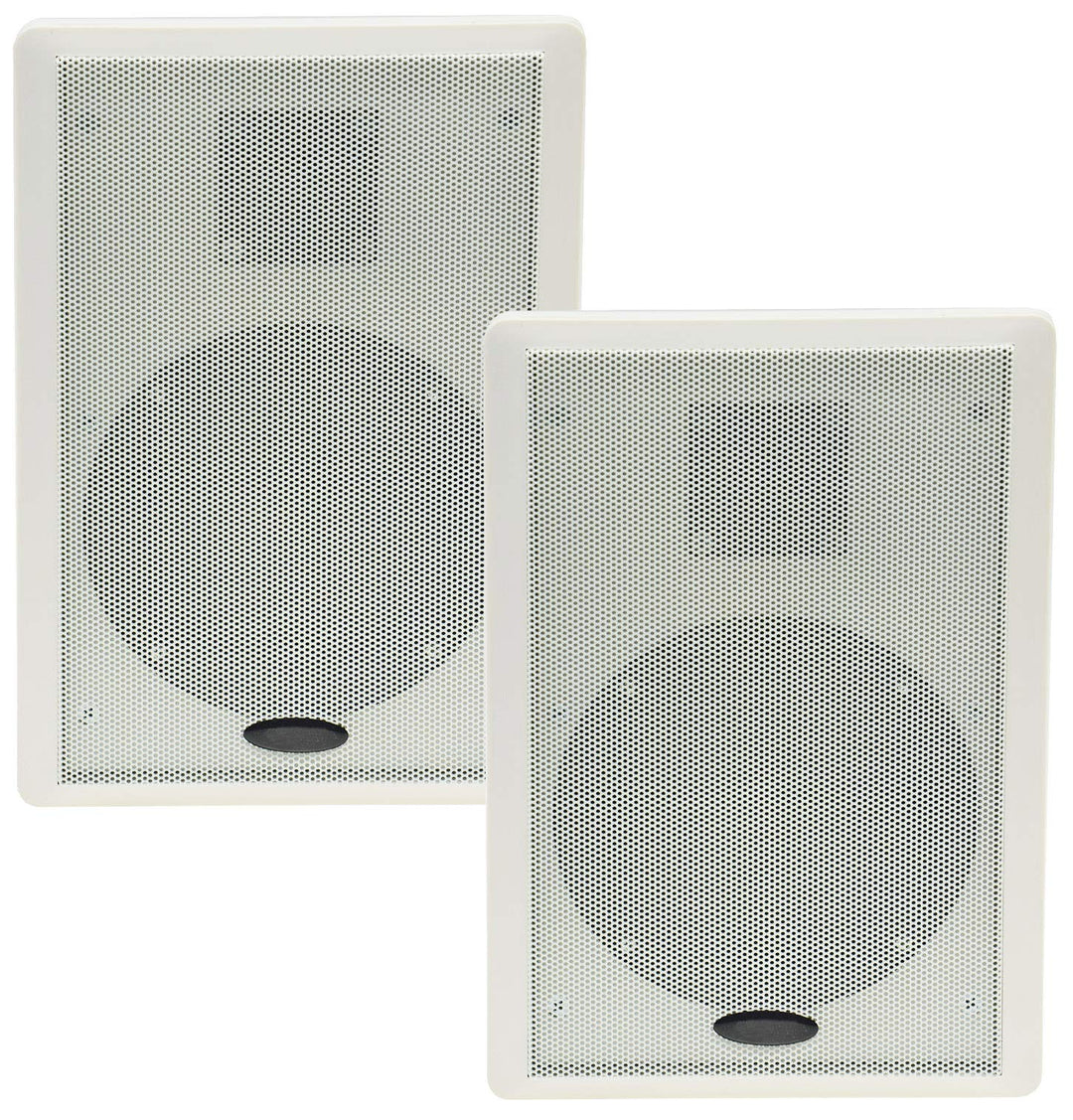 ChiliTec Wandlautsprecher Flatpanel-Lautsprecher 2-Wege 40Watt Paar / 2 Stück 37mm flach Aufbau-Laut