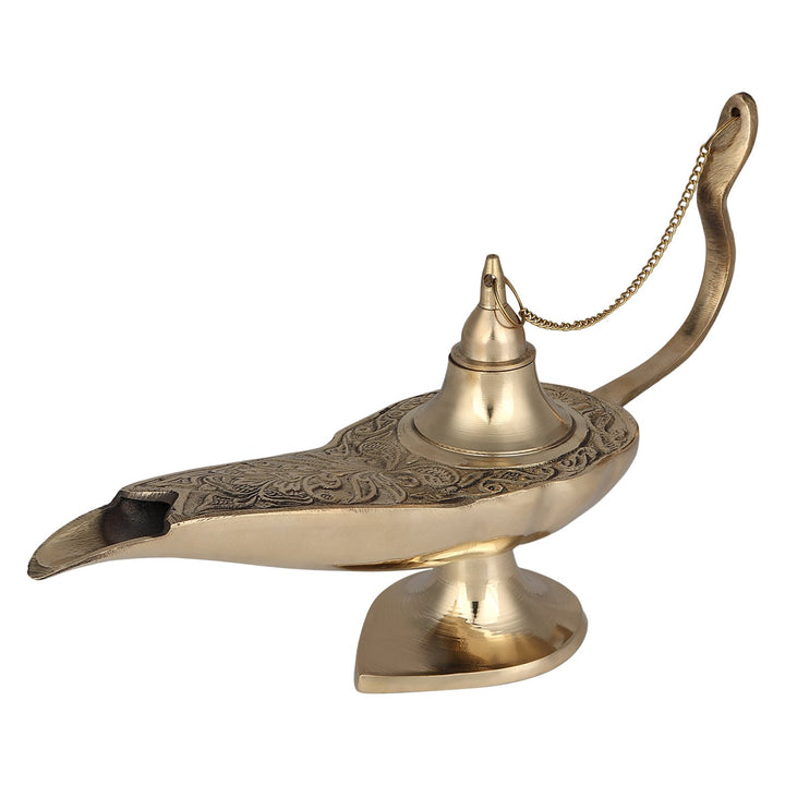 JMD Handcrafted Messing Aladdin Genie-Lampen: Räuchergefässe (12-Zoll-), 12-Zoll-
