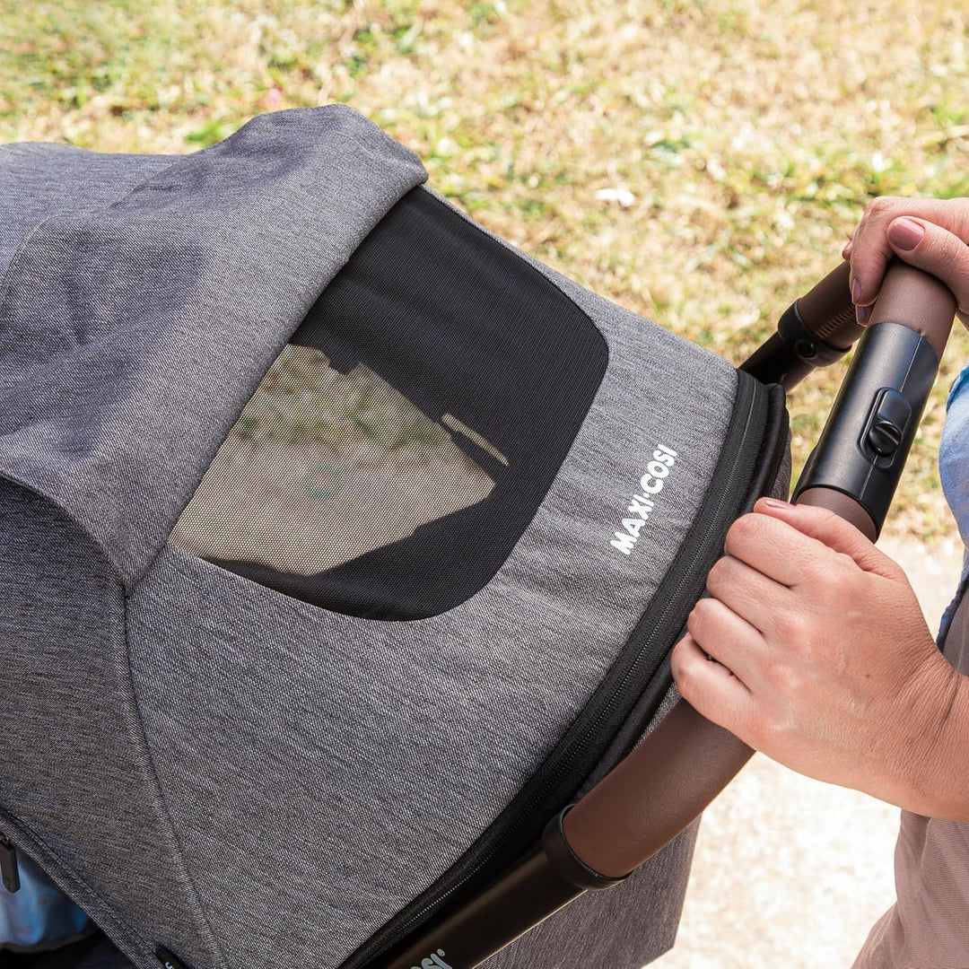 Eva3 Kinderwagen, 0–4 Jahre, 0–22 kg, Baby Kinderwagen, Leicht und kompakt, Flache Liegeposition, 3