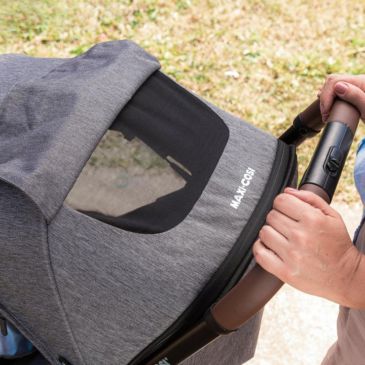 Eva3 Kinderwagen, 0–4 Jahre, 0–22 kg, Baby Kinderwagen, Leicht und kompakt, Flache Liegeposition, 3