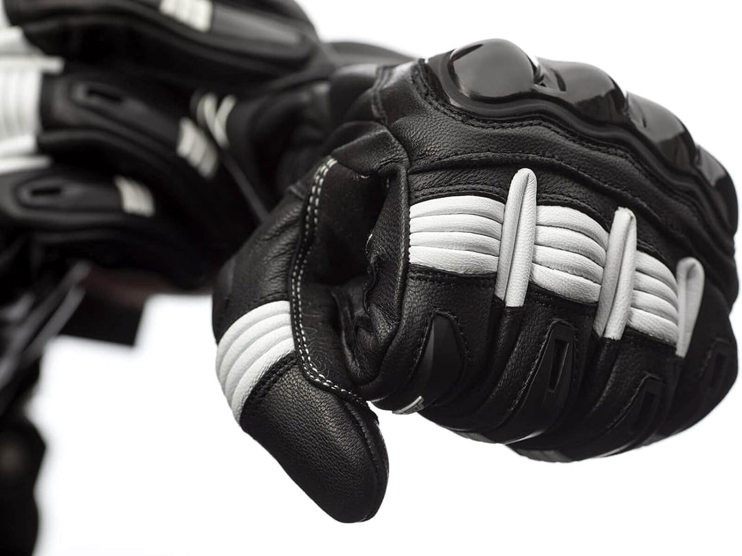 RST Pilot Motorradhandschuhe (Black/White,2XL)