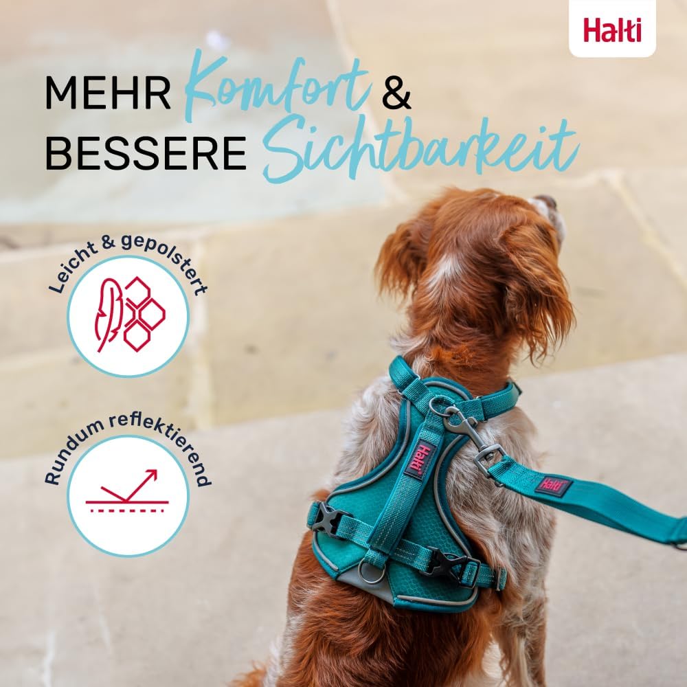 HALTI Anatomy Hundegeschirr mit Griff – Bewegungsfreiheit und Tragekomfort für deinen Hund. 3 Verbin