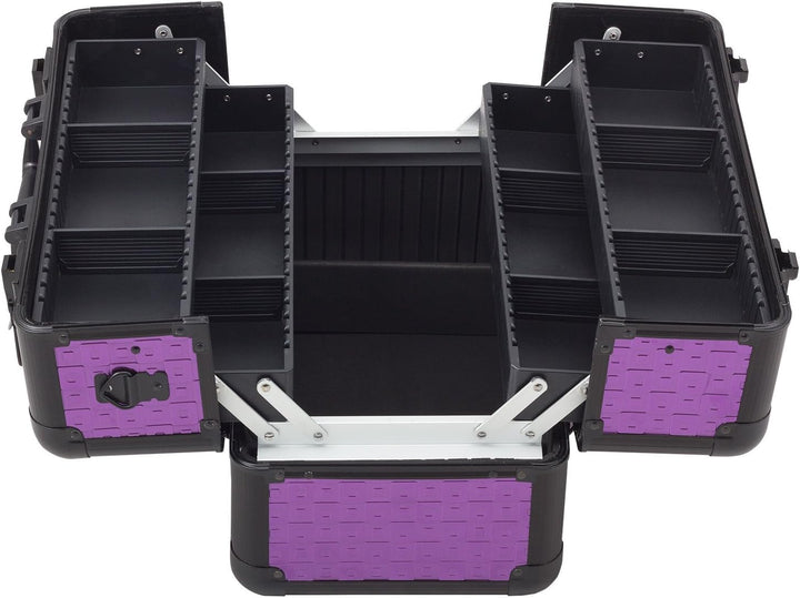anndora Beauty Case Kosmetikkoffer - Robuster Schminkkoffer, Werkzeugkoffer, Nähkoffer, Aluminium Ma
