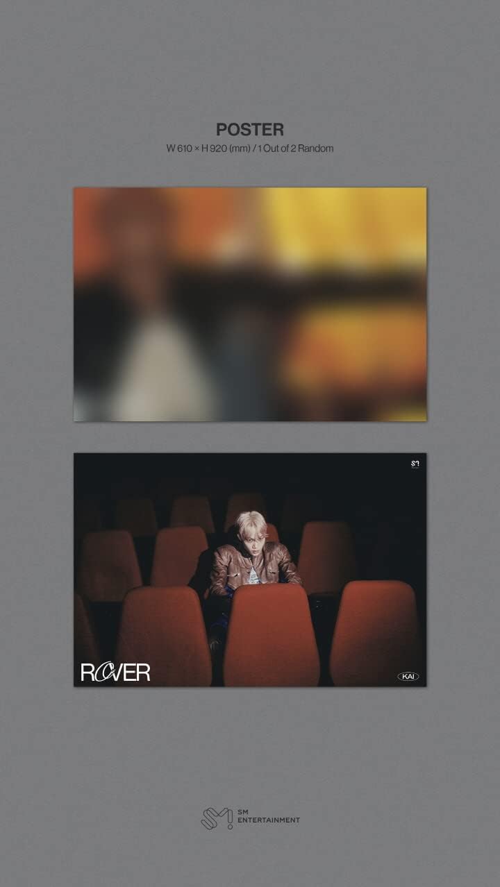 KAI EXO - 3rd Mini Album Rover Digipack Version CD+Folded Poster (+Folded Poster)