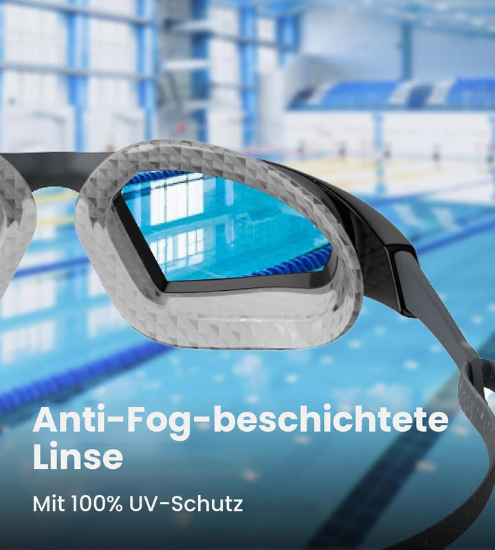 Speedo Unisex Erwachsene Aquapulse Pro Mirror Schwimmbrille Einheitsgrösse Oxid Grey/Silver/Chrome,
