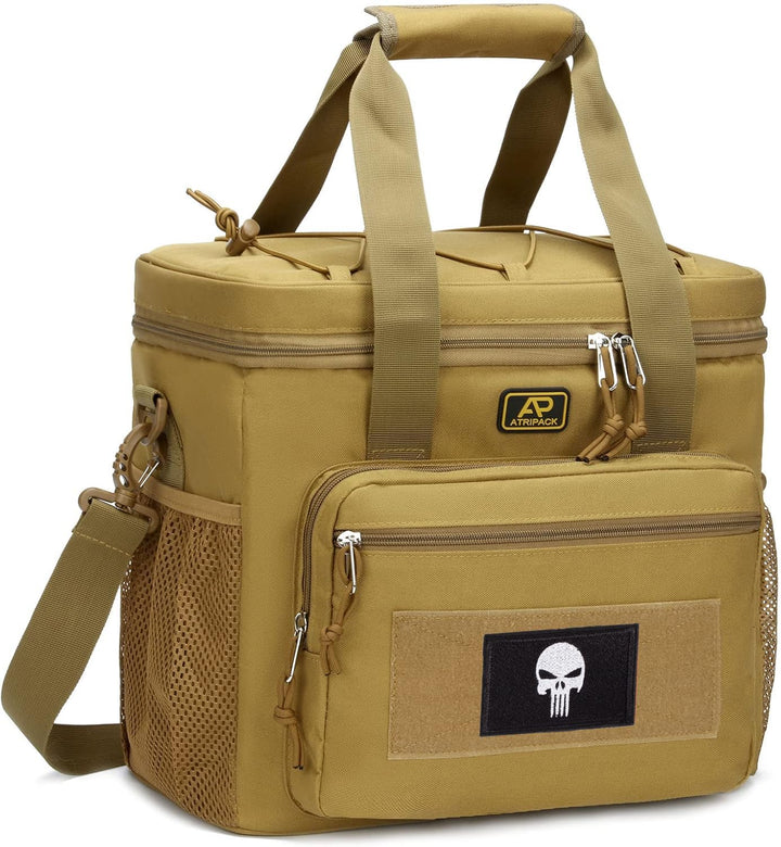Taktische Lunch-Tasche für Männer, Isolierte und Auslaufsichere Lunchbox mit MOLLE-System, Grosse Kü