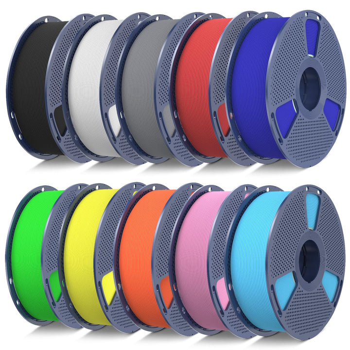SUNLU 10KG Bündel Rapid PETG Filament, Hohe Geschwindigkeit 30-600mm/s 3D Drucker Filament 1.75mm ±0