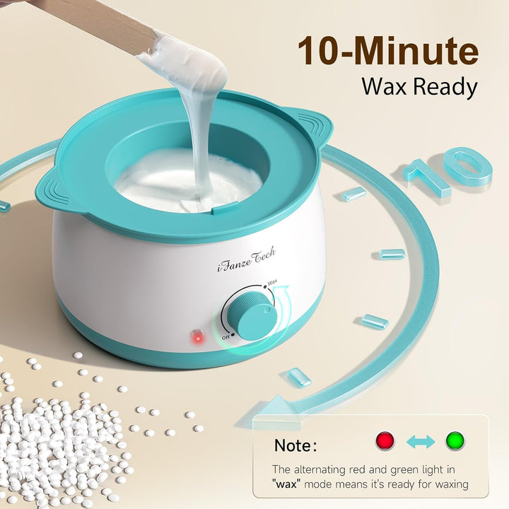 Waxing-Set, Wachs Haarentfernung für Frauen Männer: Professionelles Wax set, Ganzkörper Haarentfernu