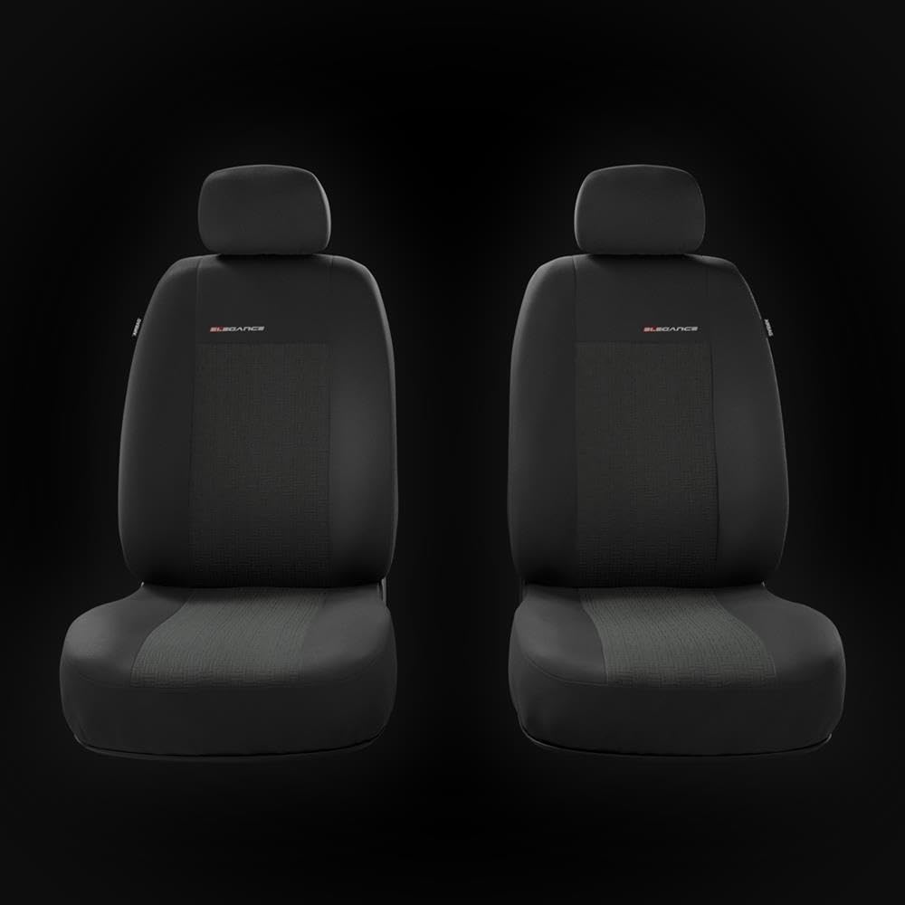 Mossa Sitzbezüge Auto passend für Seat Alhambra I II Van 1996-2020 2UNE-1 Grau UNE-1 Voller Set vorn