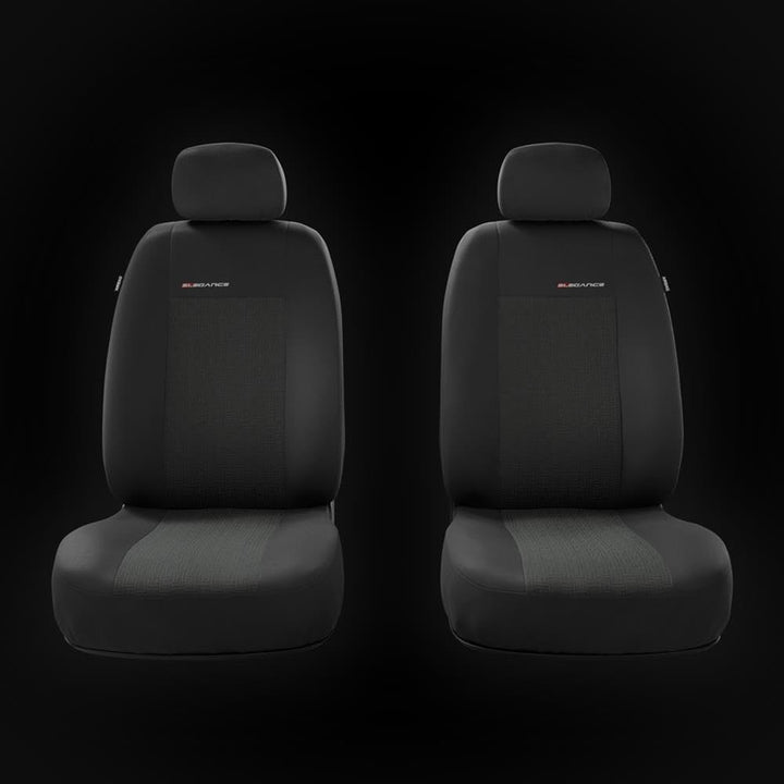 Mossa Sitzbezüge Auto passend für Seat Alhambra I II Van 1996-2020 2UNE-1 Grau UNE-1 Voller Set vorn