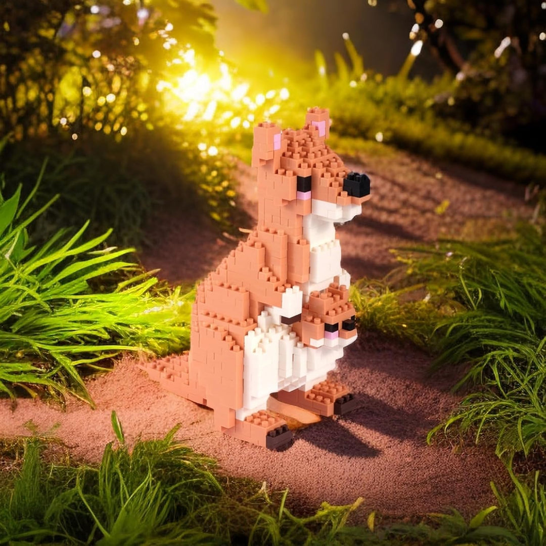 Larcele 899 Stücke Mikro Bausteine Spielzeug Kit, Mini Bricks Bauen Bauklötze Satz KLJM-07 Mehrweg (