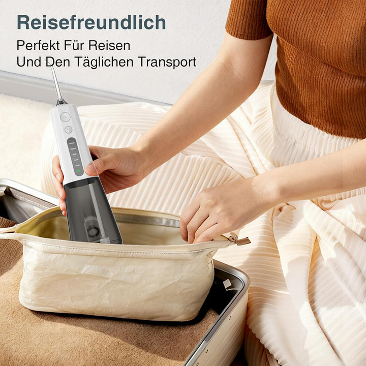 SURFOU Munddusche Kabellos Water Flosser for Teeth, Elektrische Wasserflosser für Zähne Oral Irrigat