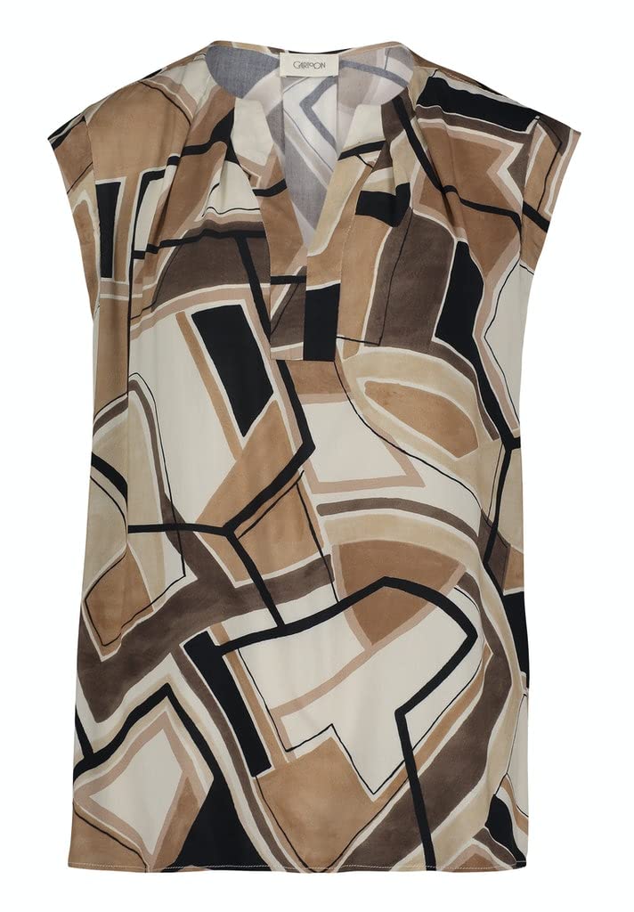 Cartoon Damen Bluse 36 Cream/Brown, 36 Cream/Brown