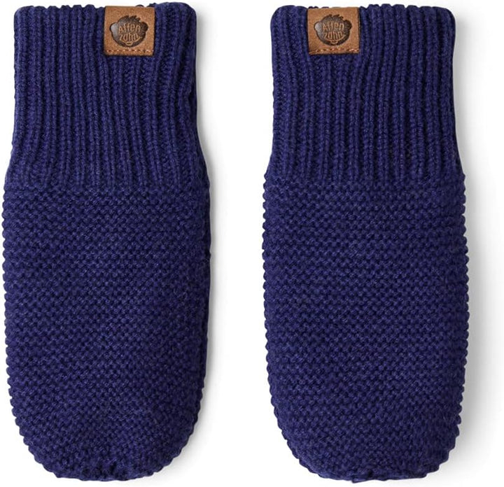 Affenzahn Fäustlinge aus hochwertiger Merinowolle, mit Fleece gefüttert, für Jungen und Mädchen S Bä