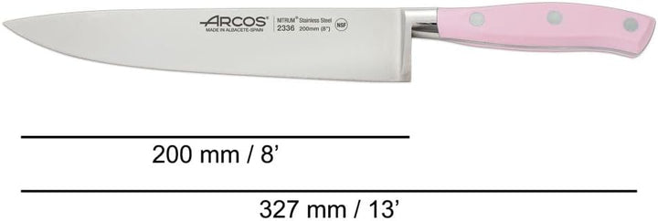 Arcos Küchenmesser-Set Geschmiedet Professionell - 3 Küchenmesser zum Schneiden und Schälen von Lebe
