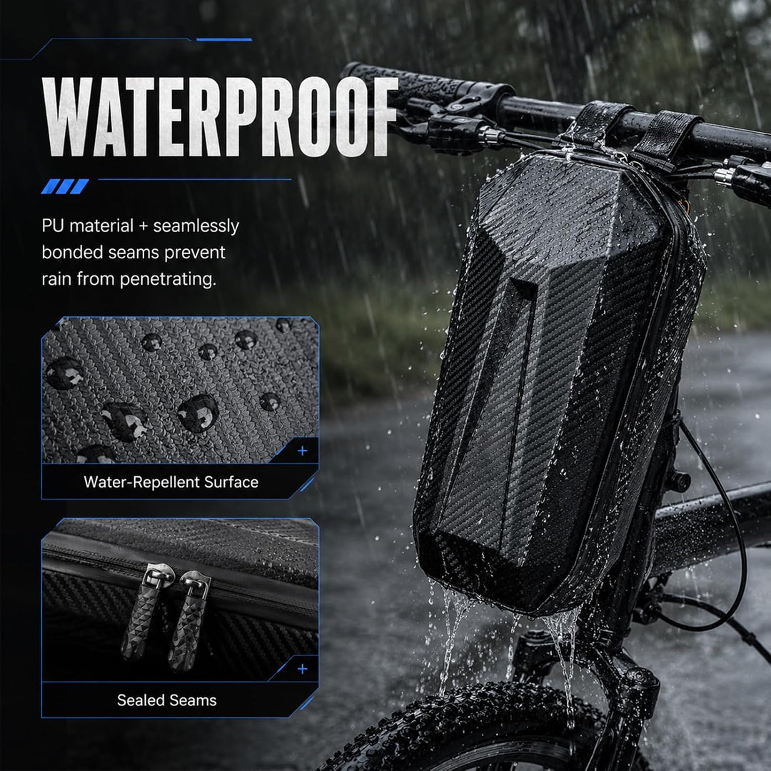 4L Scooter Tasche, Lenkertasche Wasserfest für Roller, Front Tube Bag Gross, Hart Eva E Scooter Leic