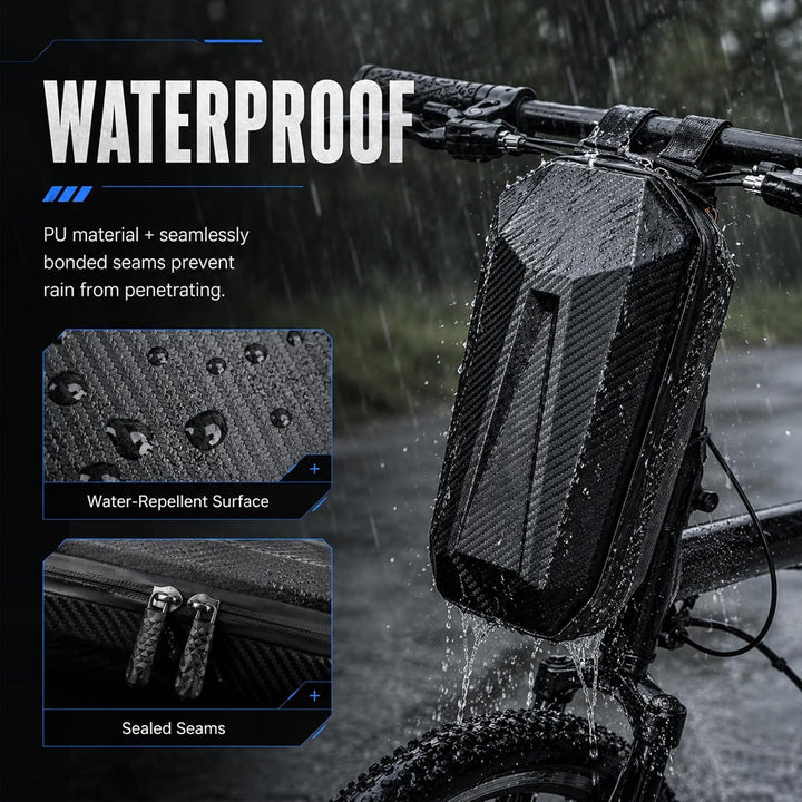 4L Scooter Tasche, Lenkertasche Wasserfest für Roller, Front Tube Bag Gross, Hart Eva E Scooter Leic