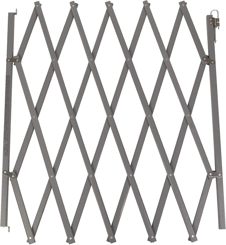 Bettacare Erweiterbares Haustiergitter, 60 cm - 108 cm, Grau, Holz, Einziehbares Hundeschutzgitter,