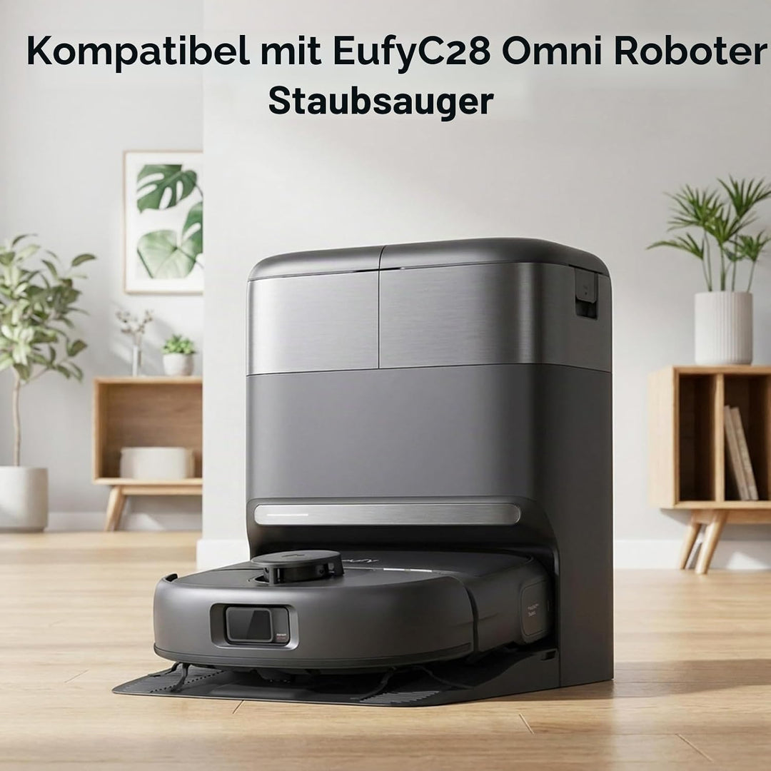 C28 Zubehör Ersatz für Eufy C28 Omni Staubsauger,ZubehörSet Beinhaltet 1 Hauptbürste,1 Rollmopp,4 Se