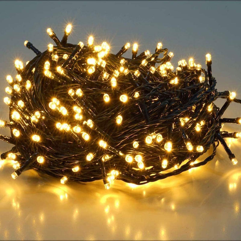 SALCAR 26m 360er LED Lichterkette Weihnachtsbaum (23m Lichterkette + 3m Stromkabel), 31V Christbaumb