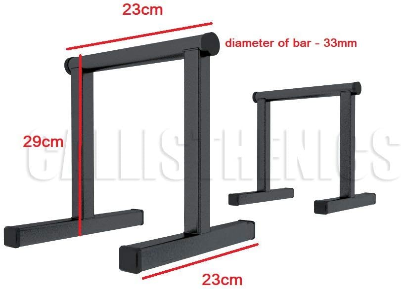 Fitness DIP Station Push UP Barren 2er Set STÄNDER Fitness KLIMMZUG - Keine Montage ERFORDERLICH