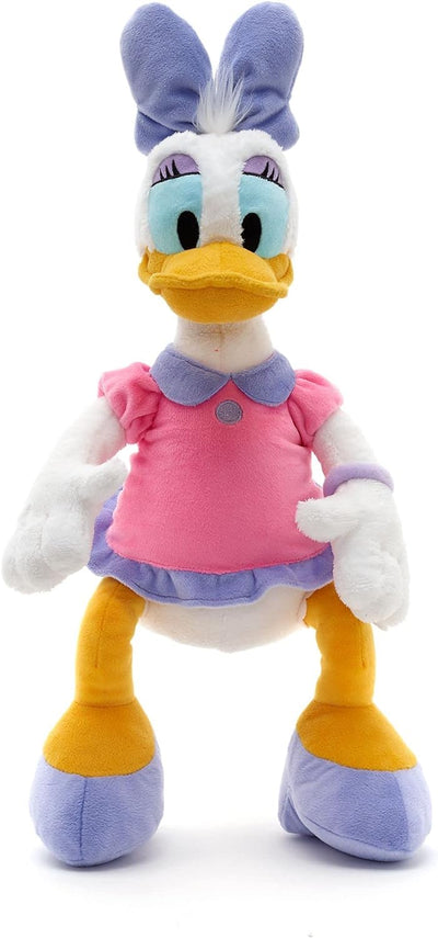 Disney Store Daisy Duck Offizielles mittelgrosses Kuscheltier für Kinder, 33 cm, Kuscheltier mit Sti