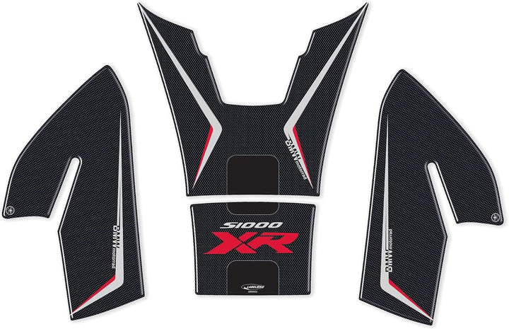 labelbike - 3D Motorrad Tankpad Aufkleber Set, Tankschutz, kompatibel mit BMW S1000XR 2015–2019 Tank