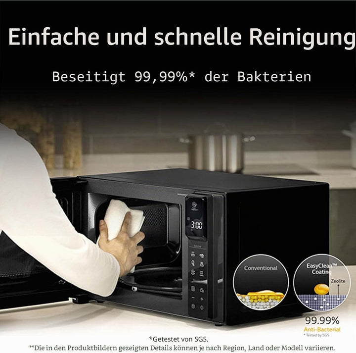 LG neochef Comptoir du Mikrowelle kombinierten 23L 1150 W schwarz – Mikrowelle (Comptoir du, kombini