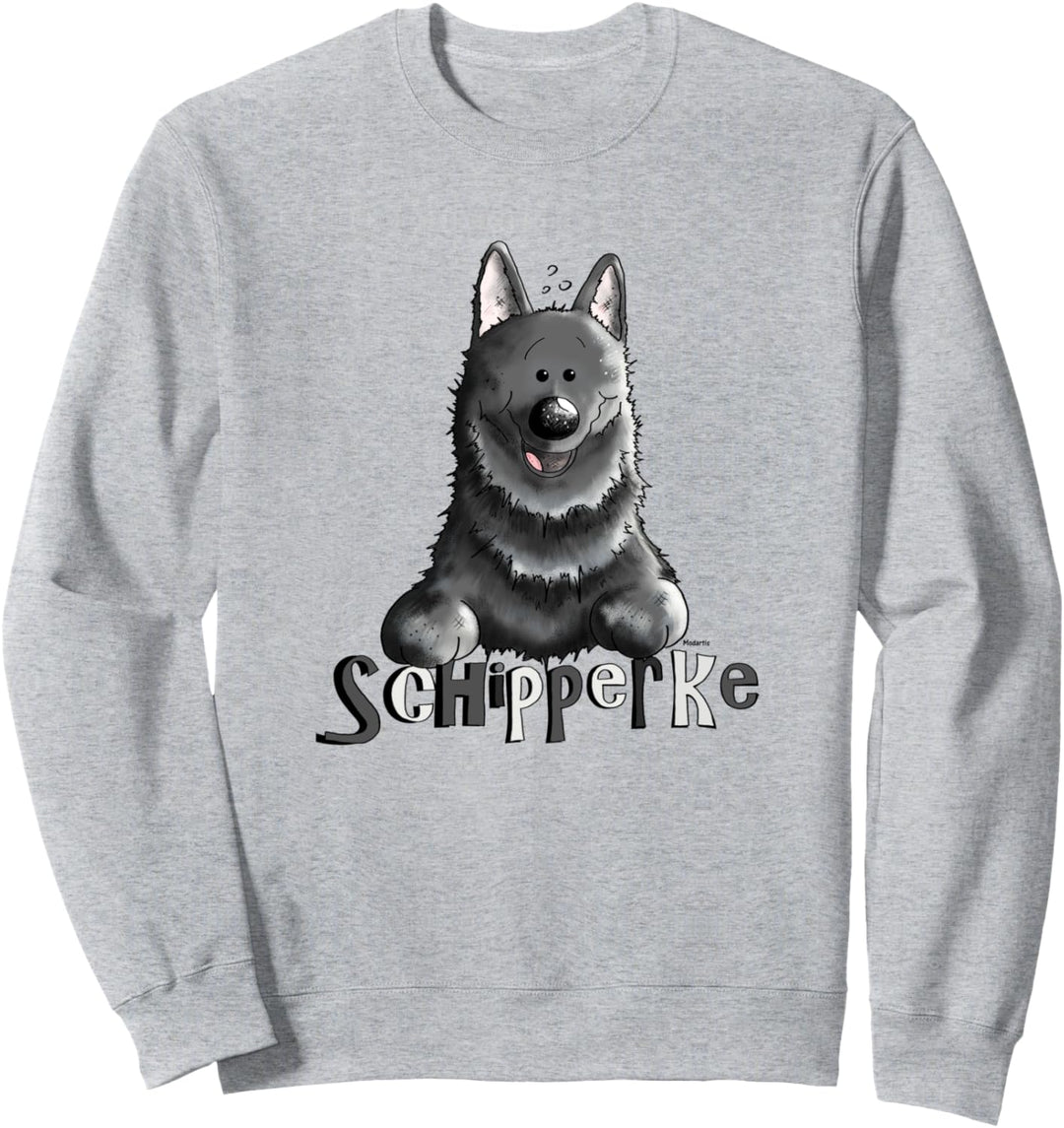 Lustiger Schipperke I Belgischer Hütehund für Hundefreunde Sweatshirt