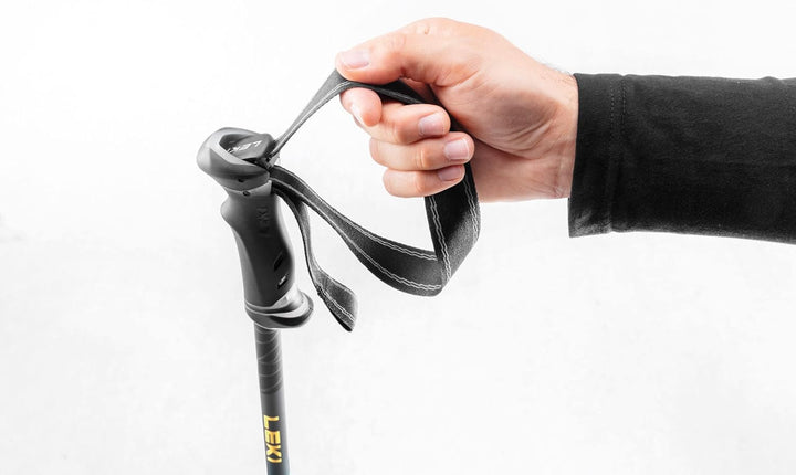 LEKI Journey Lite Aluminum Adjustable Lightweight Walking Poles for Trekking & Hiking LIGHT ANTHRACI