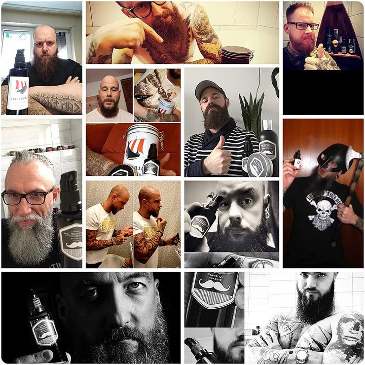 Bartpflege für Männer - Mr. Burton´s Beard Oil - FRESH - 50 ml Bartöl Männer für die Bartpflege -100