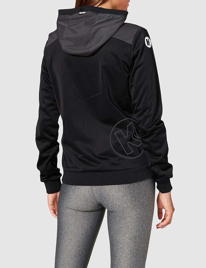 Kempa Women's Emotion 2.0 Hooded Jacket Men's Hooded Jacket XS Schwarz/Anthra, XS Schwarz/Anthra