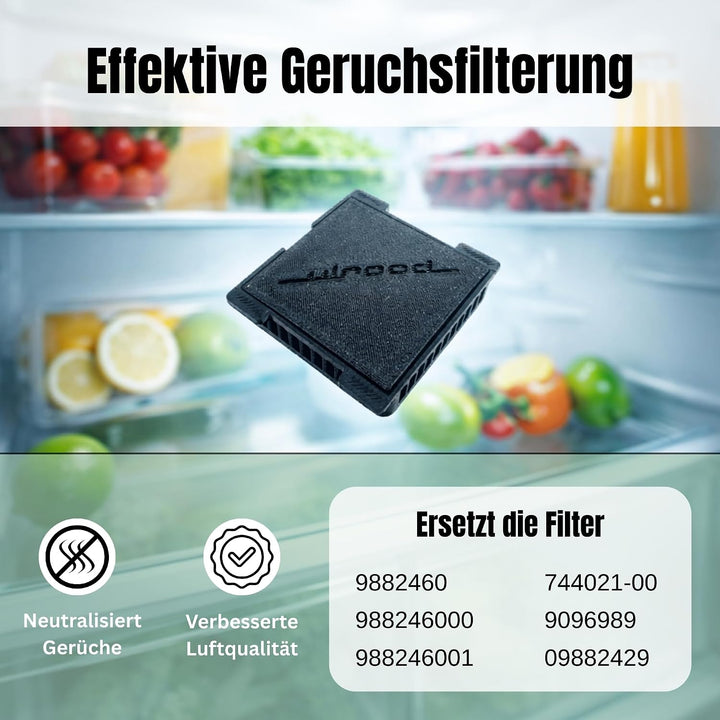 Filter passend für Liebherr fresh air Kühlschrank MADE IN GERMANY 9882460 744021-00, 988246000, 9882