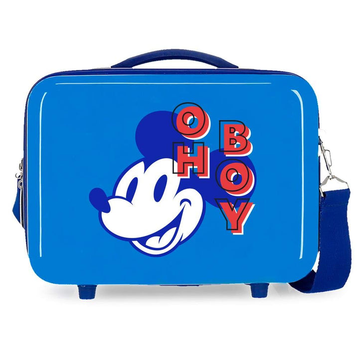 Disney Mickey and Friends Kulturbeutel, anpassbar, Blau, 29 x 21 x 15 cm, starr, ABS 9,14 l, 0,84 kg