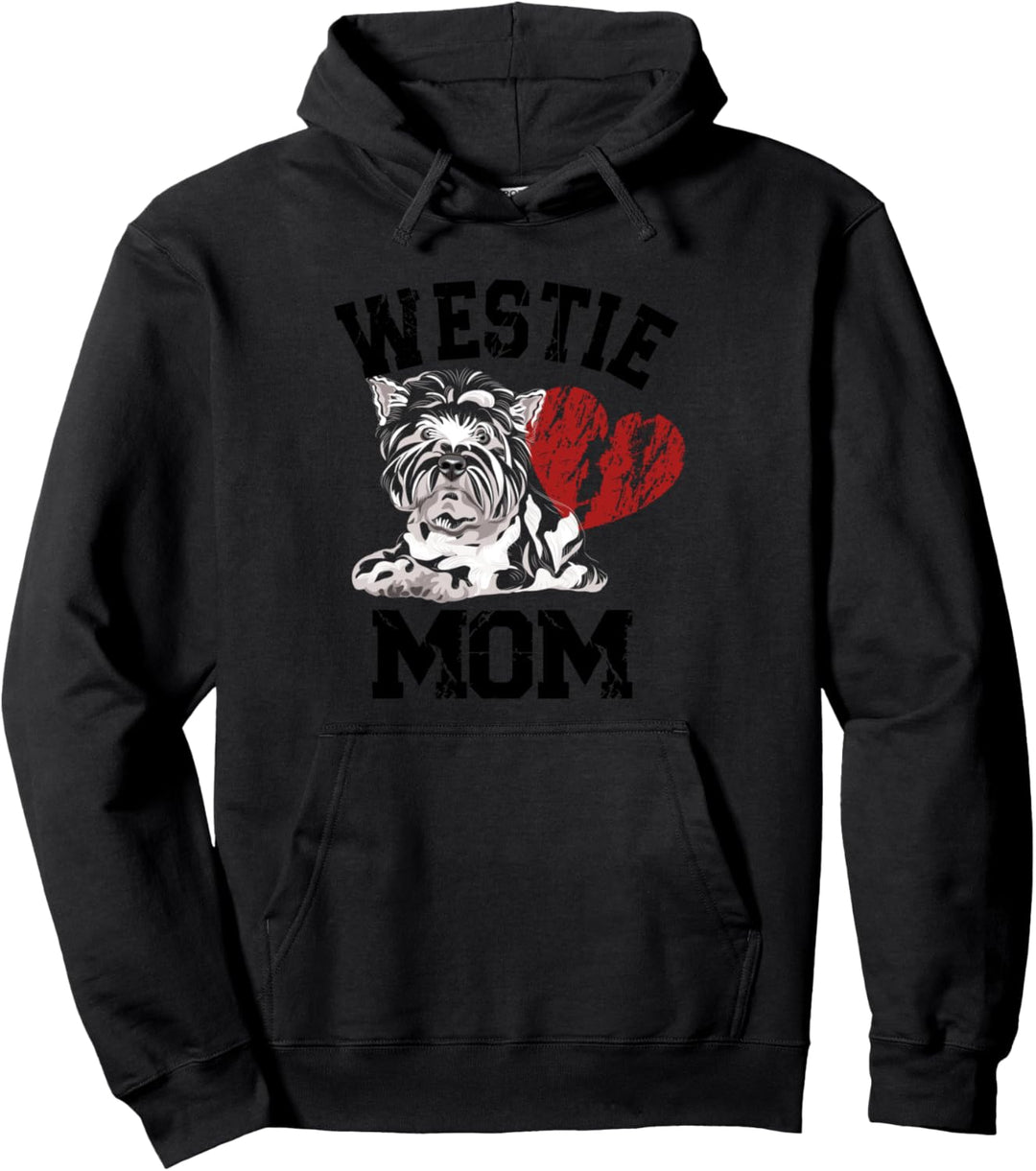 Damen Westie Mom West Highland White Terrier Westie Pullover Hoodie