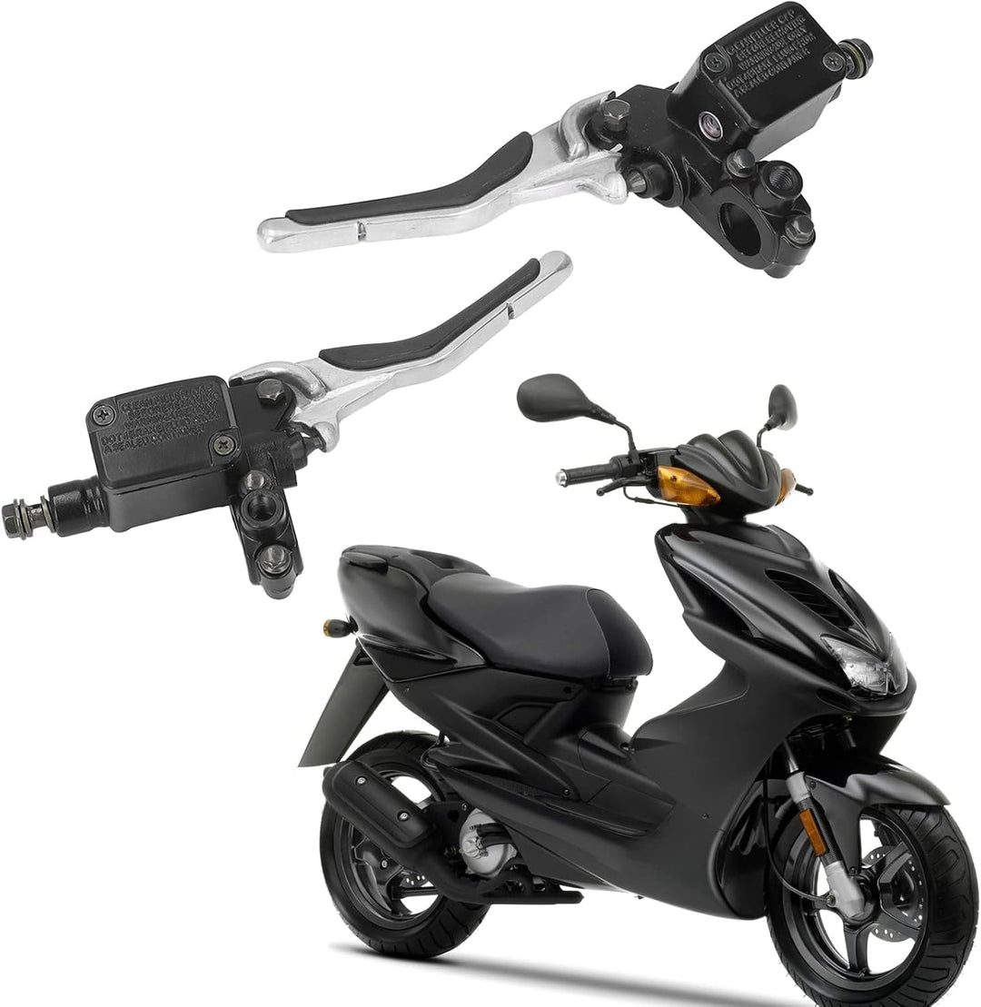 Yosoo Bremshebel, Paar Motorrad Links Rechts Bremshebel mit Ölkanne Aluminiumlegierung CNC-Ersatz fü