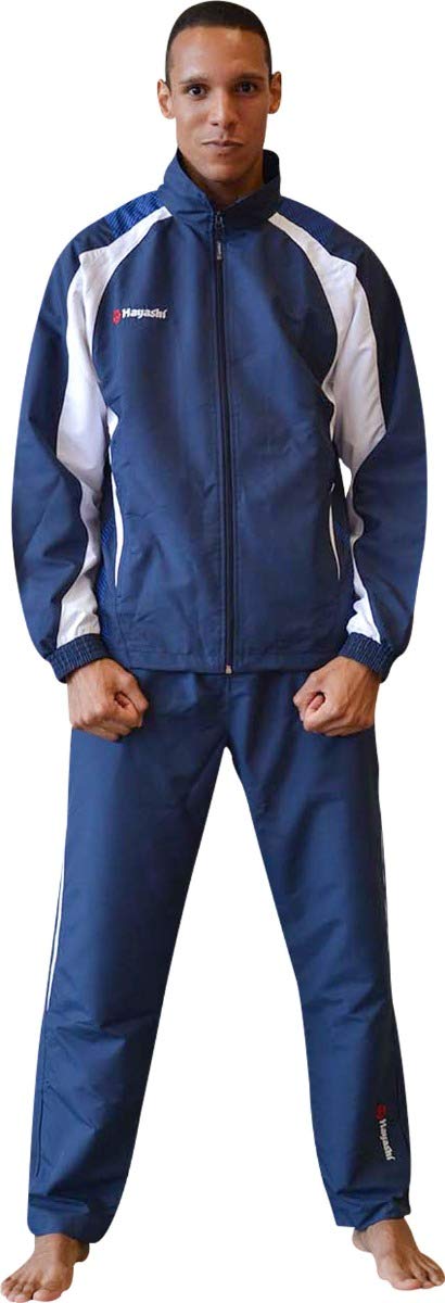 Hayashi Trainingsanzug XL Blau - Weiss, XL Blau - Weiss